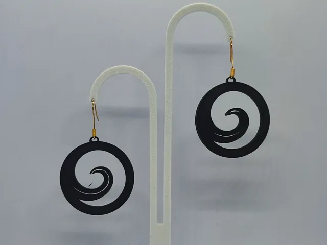 Pendientes Loop Noir