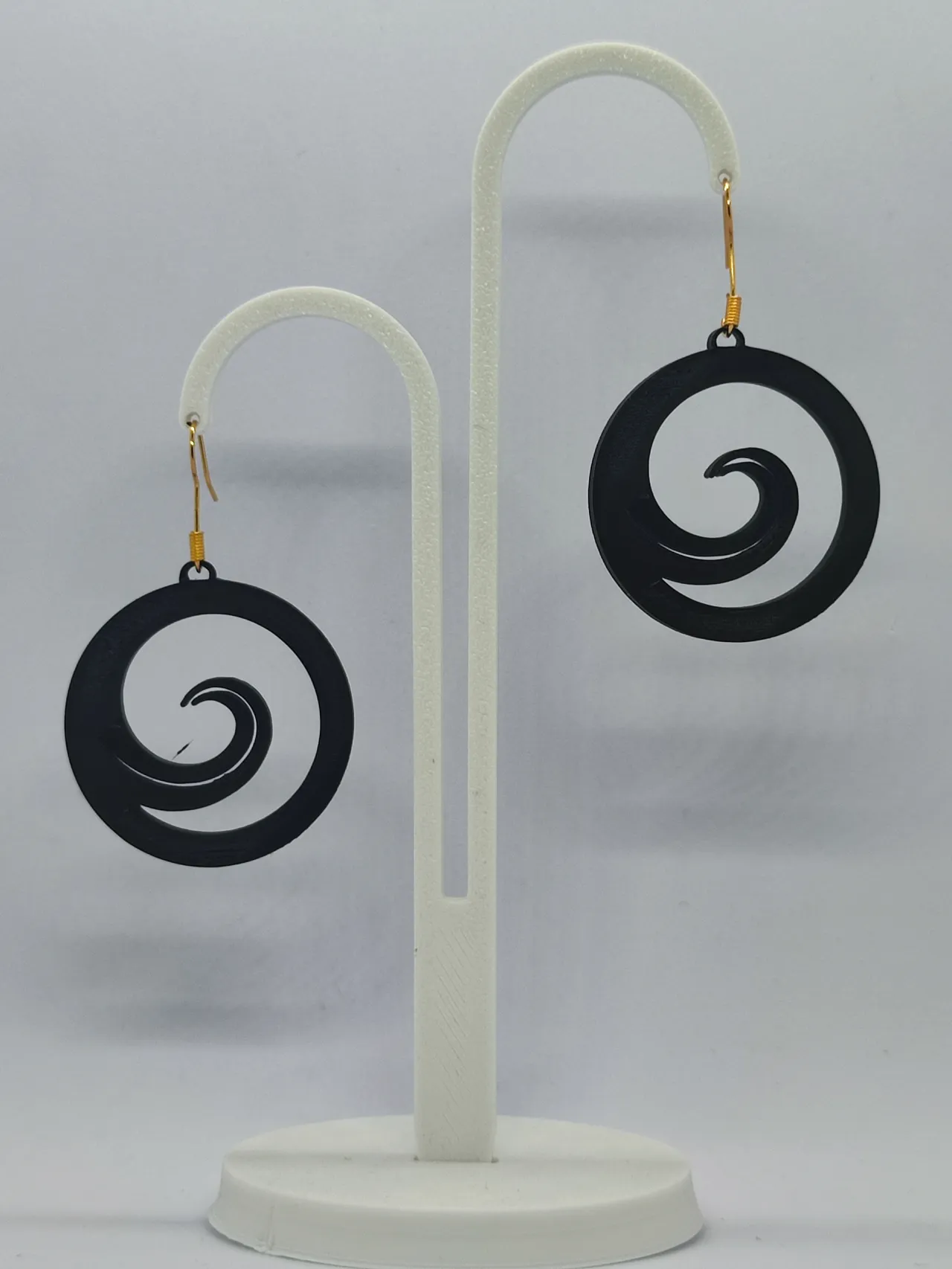 Pendientes Loop Noir view 3