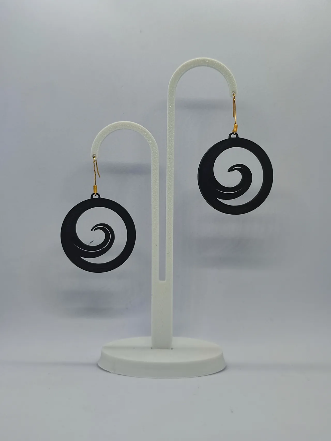 Pendientes Loop Noir view 2