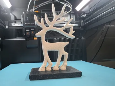 Minimalist Reindeer – Modern Christmas Decoration