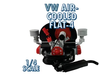 Volkswagen Air-cooled Engine Model - 1/4 scale