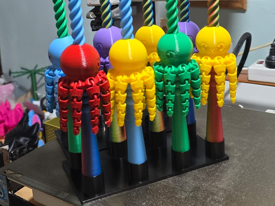 soporte para Spinning Magic Octopus Wand - 1