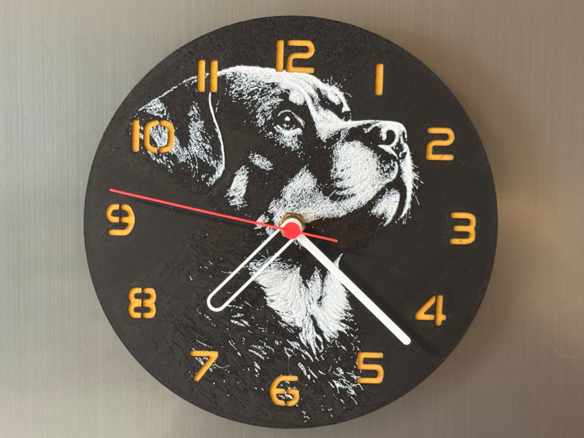 Wall / table clock Dog Rottweiler