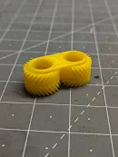 0.2mm layer, 3 walls, 15% infill, Random Z Seam