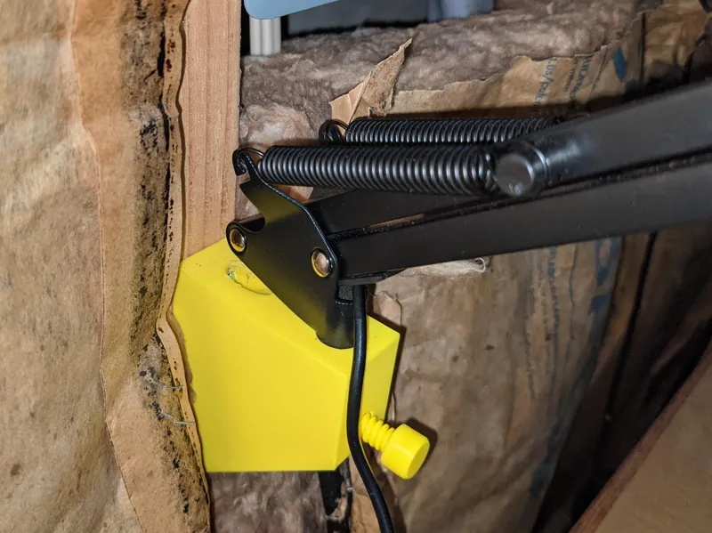 Wall Mount for Lamp, Magnifier, etc. (Parametric)
