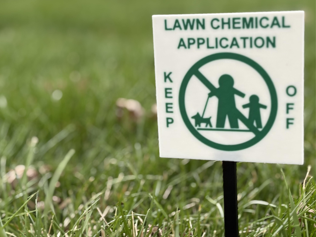 Keep Off - Lawn Chemical Application Sign