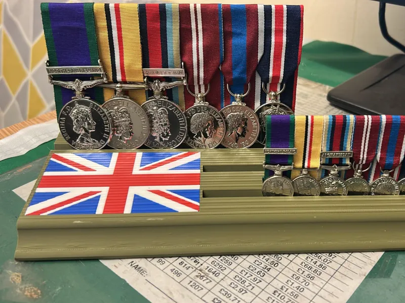 UK Flag Challenge Coin Holder