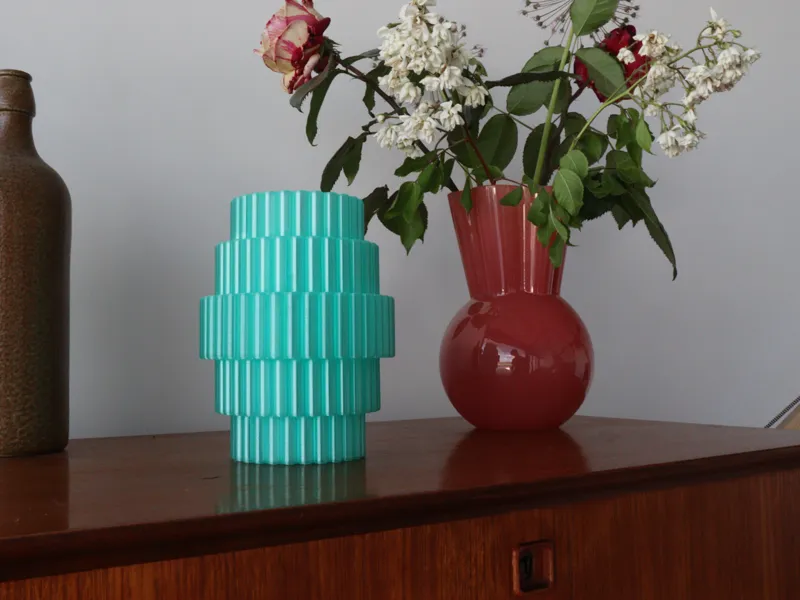 Modular Mid-Century inspired Vase