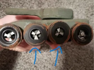Pinewood Derby DECOR wheels