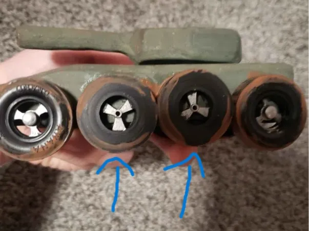 Pinewood Derby DECOR wheels