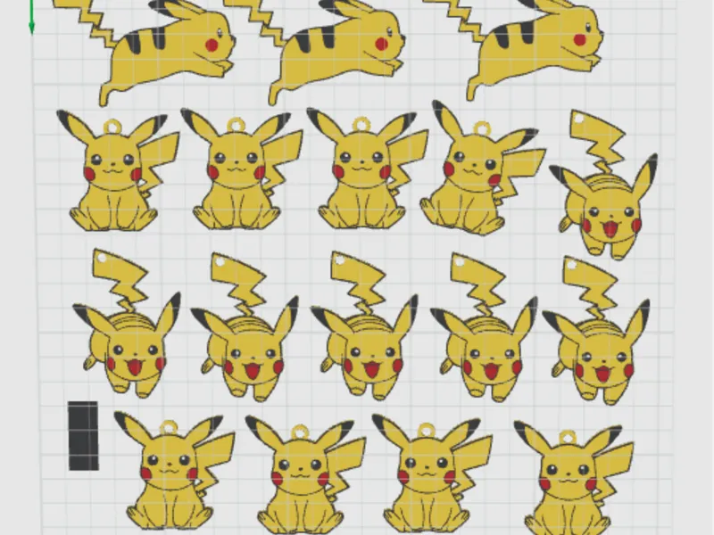 llaveros pikachu