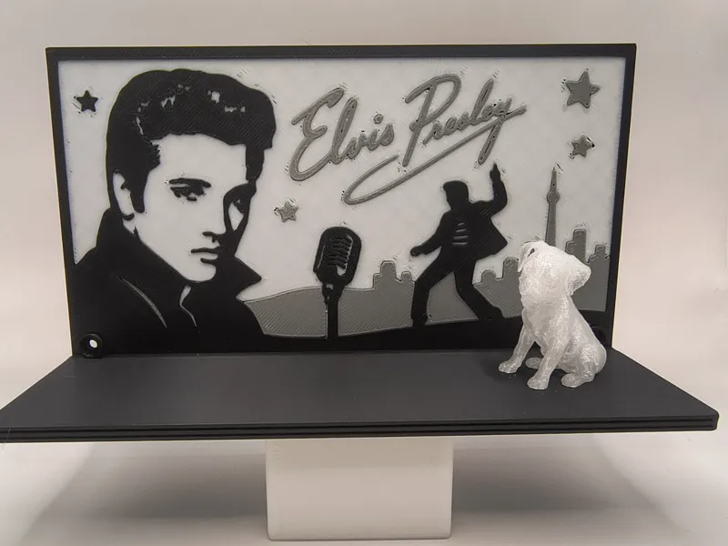 Elvis Presley Icon Wall Shelf - 70s Icons