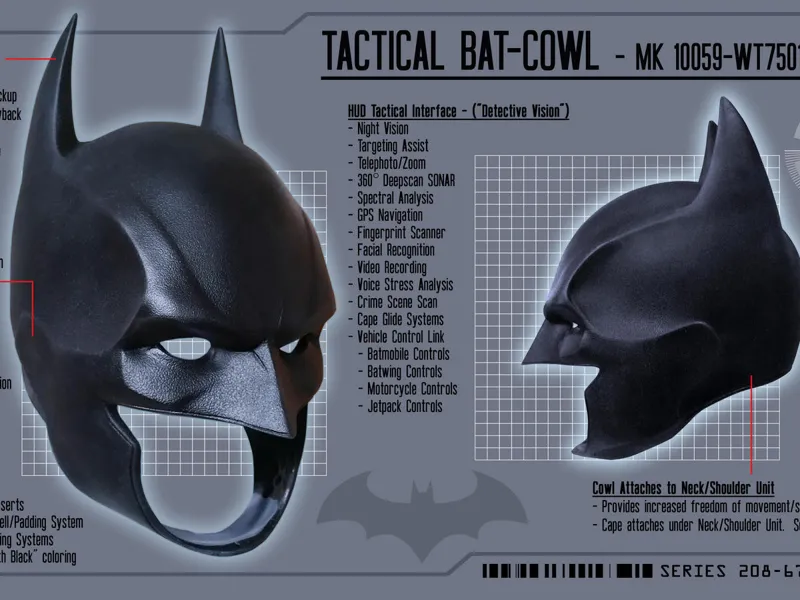 Batman Arkham Origins Cowl
