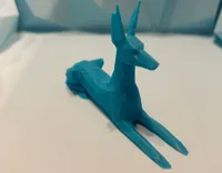Statue Anubis low poly — photo 1
