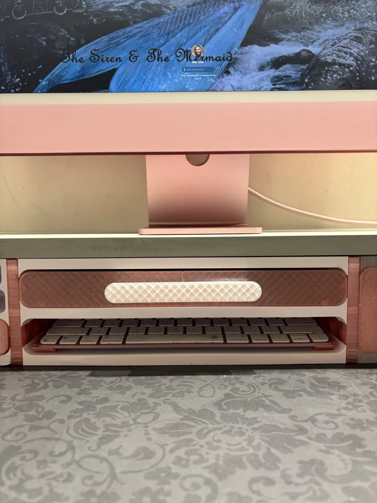 Modular Desk Monitor Riser V2 - Free 3D Print Model - MakerWorld