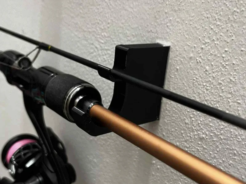 Fishing Rod Holder wall