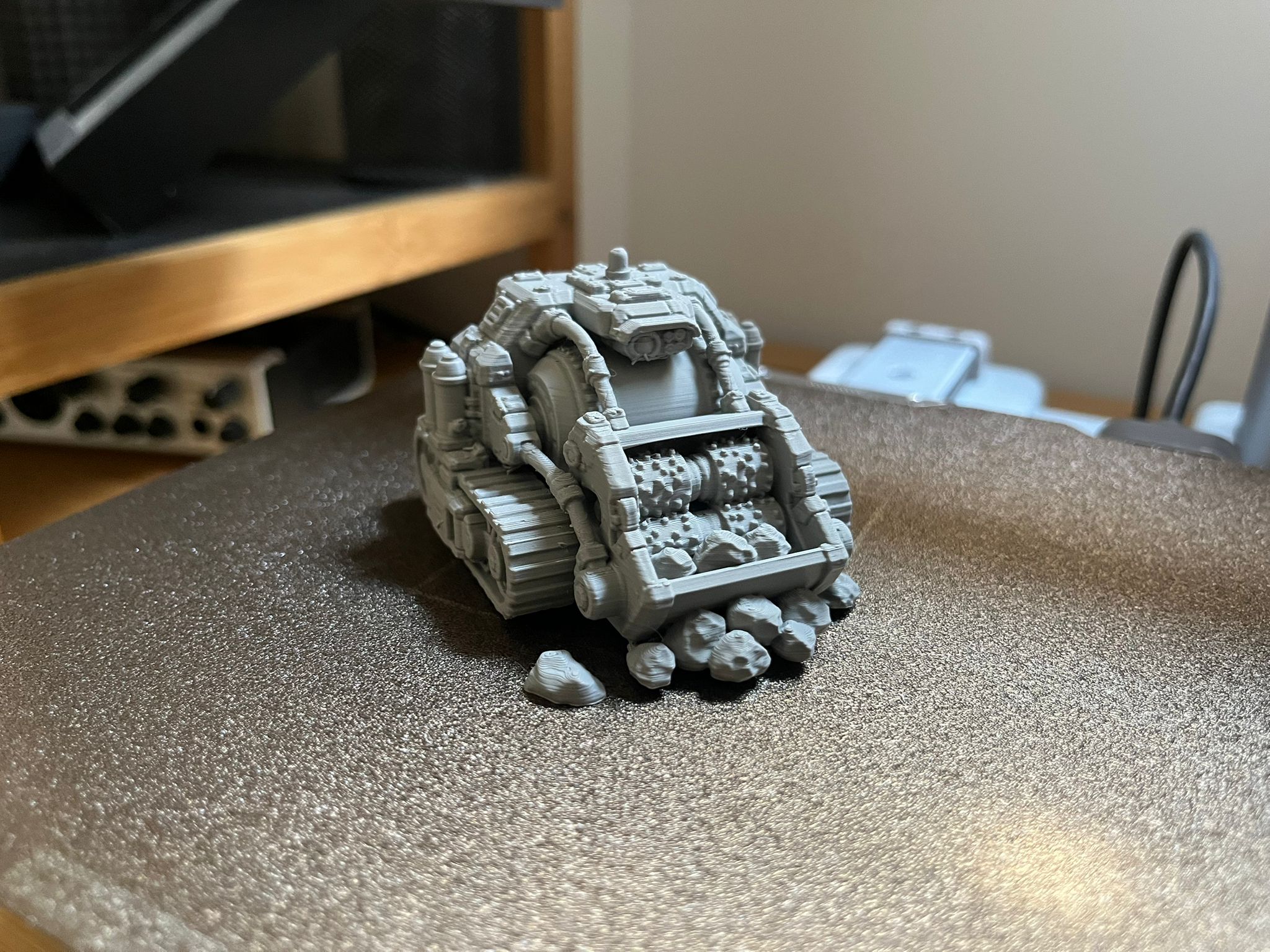 Grimdark Space dwarf Mining Mineral Collector - 1