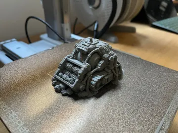 Escenografía en miniatura: Grimdark Space dwarf Mining Mineral Collector — vista de referencia 5