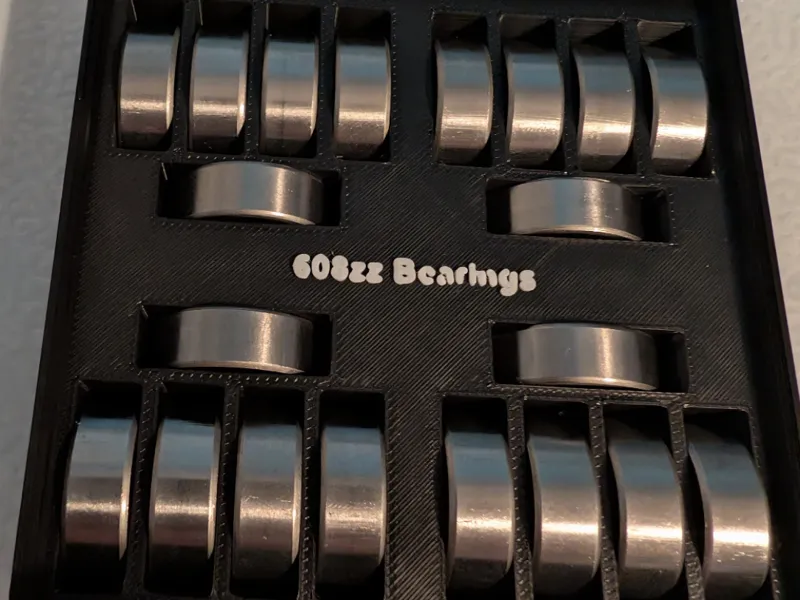 608 Bearing holder 2x2 gridfinity