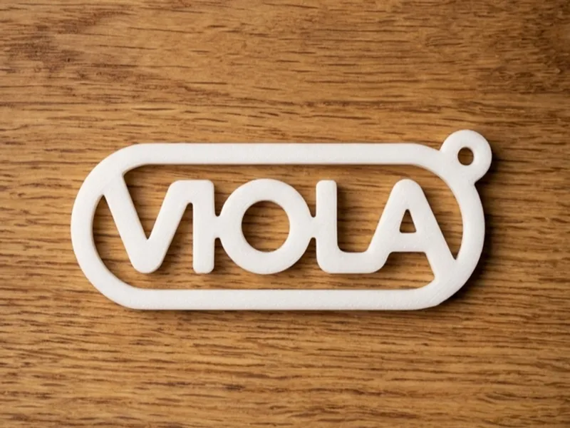 Viola keychain
