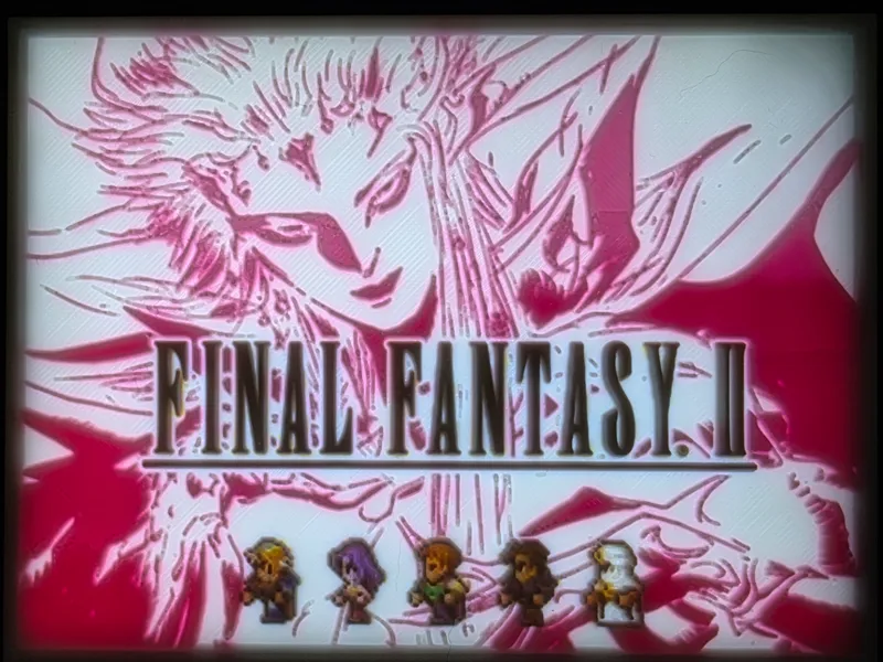 Final Fantasy II Lithophane