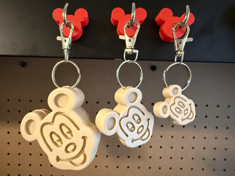 Waffle keychain for pixie dusting / fish extenders