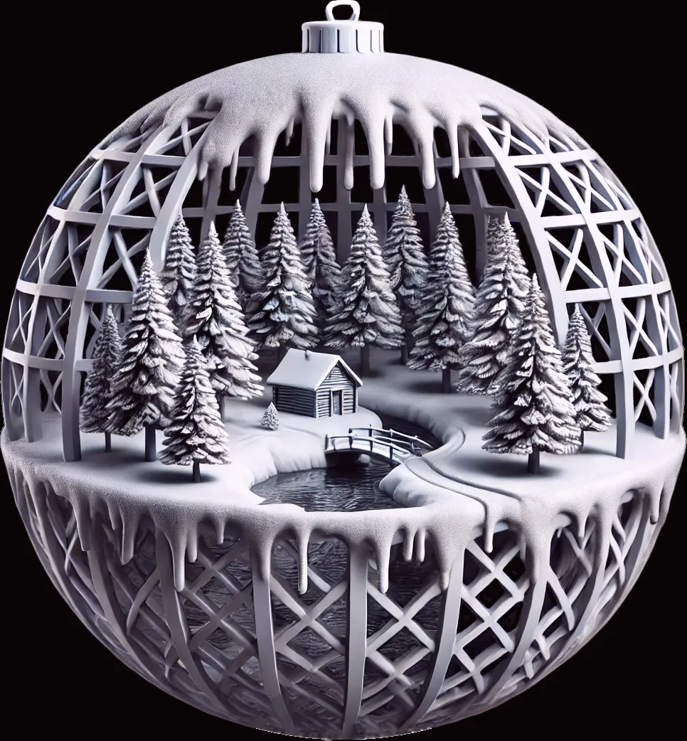 Decorative Christmas Ball Ornament Special Design Gift Collectible