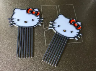 H_Kitty hair piece