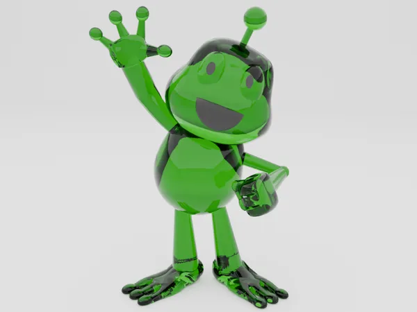 Grenouille signal pour geocaching