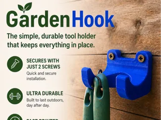 Garden hook - garden tools hook portattrezzi
