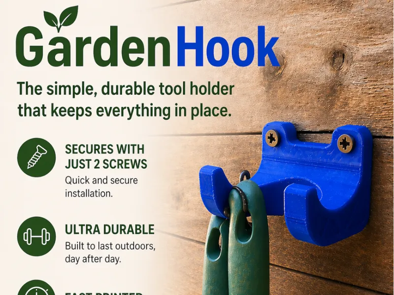 Garden hook - garden tools hook portattrezzi