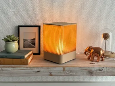 Designer Lamp "Wave Qube"
