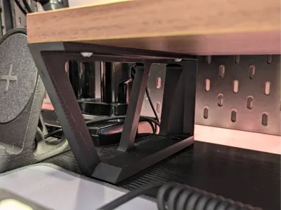 Desk shelf bracket
