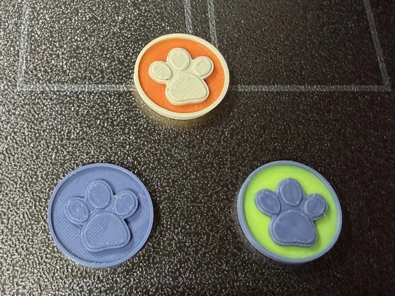 Paw Print Bingo Marker Coin