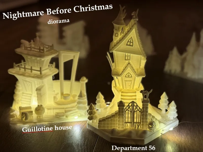 Nightamare before christmas diorama