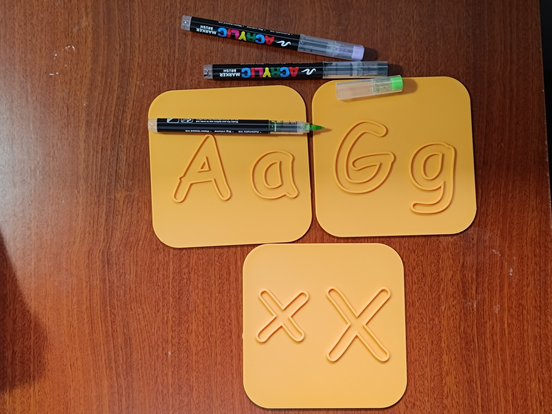 Tarjetas de Letras del Abecedario para colorear