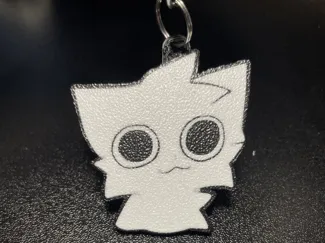 Crazy boykisser keychain