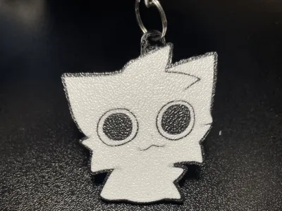 Crazy boykisser keychain