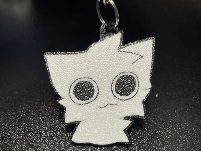 Crazy boykisser keychain