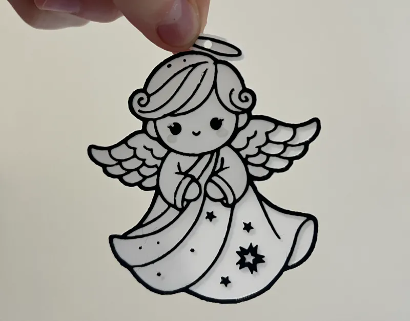 Christmas angel bauble