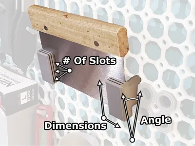 Parametric Flat Stuff Holder for Multiboard