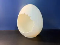 Œuf de Pâques fendu — diorama à décorer — photo 2