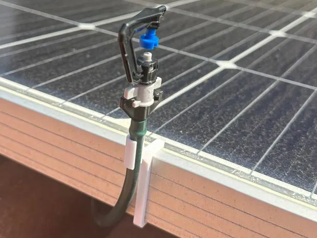 Solar Panel Sprinkler Clip