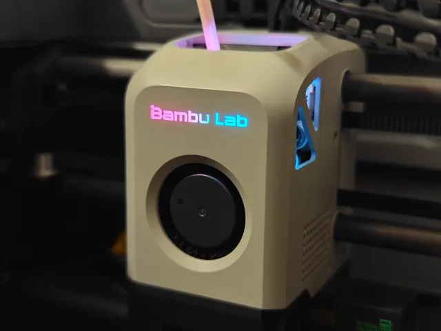 Bambu Lab X1 Logo Lamp Multicolour Diffuser