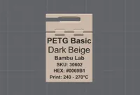 Bambu Labs PETG Basic - New and Updated Colors