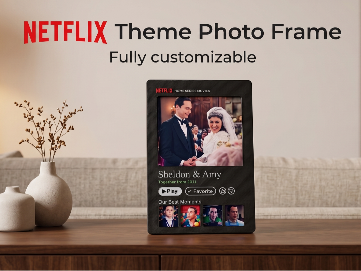 Fully Customizable Netflix Multiple Photo Frame