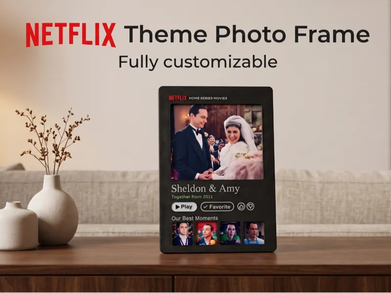 Fully Customizable Netflix Multiple Photo Frame