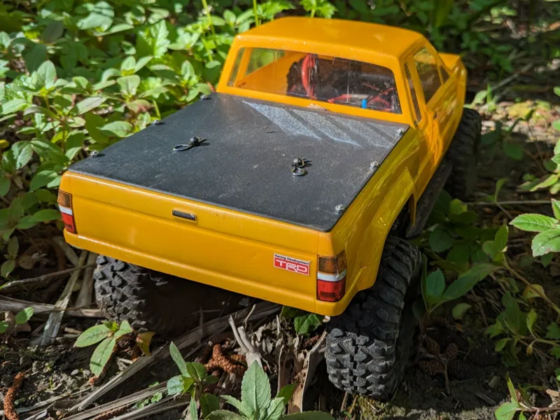 RC Truck Bed Cover for Pro-Line Toyota Hilux 1/10