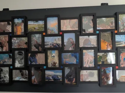 Action photo frame block