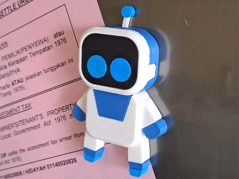 Astro Bot Fridge Magnet